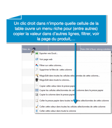  PrestaPricing- Copier coller vertical et filtrage sur colonnes 