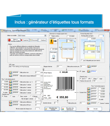  PrestaPricing:Générateur d'étiquettes pour PrestaShop