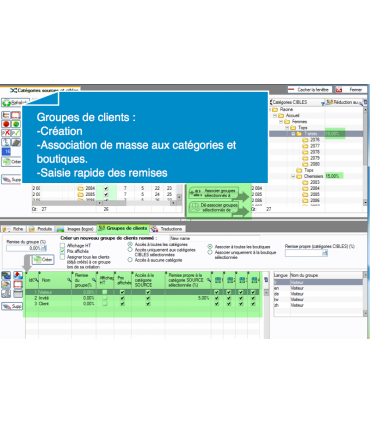 PrestaCatégories création et association de groupes de clients avec gestion des remises
