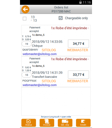 PrestaOrders to manage PrestaShop orders, carts and customers
