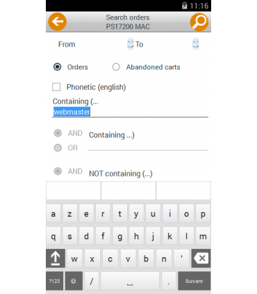 PrestaOrders to manage PrestaShop orders, carts and customers