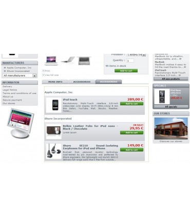Prestashop Module : Super Accessories Tab