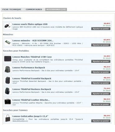 Module Prestashop: Super Onglet Accessoires