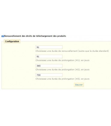 Module Prestashop: Configuration - fr