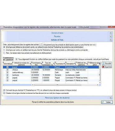 AutoPresta: Accounting book for French auto-entrepreneurs using Prestashop