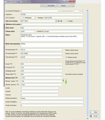 AutoPresta: Accounting book for French auto-entrepreneurs using Prestashop