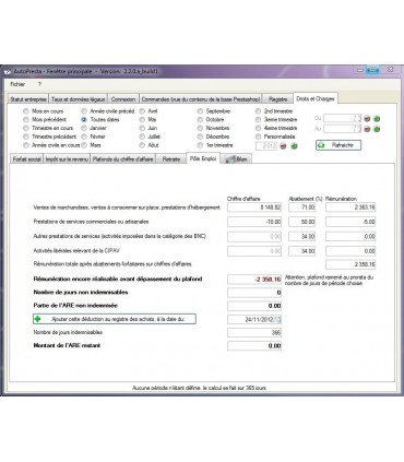 AutoPresta: Accounting book for French auto-entrepreneurs using Prestashop