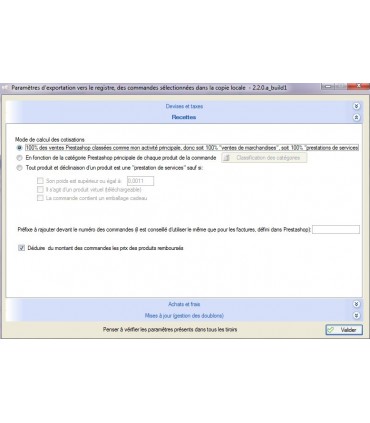 AutoPresta: Accounting book for French auto-entrepreneurs using Prestashop