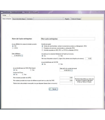 AutoPresta: Accounting book for French auto-entrepreneurs using Prestashop
