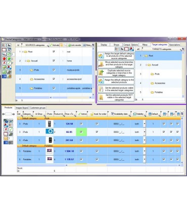 PrestaCategories - Module for easy management of products categories
