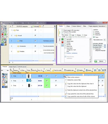 PrestaCategories - Module for easy management of products categories