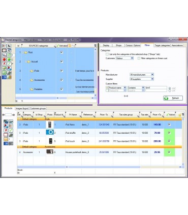 PrestaCategories - Module for easy management of products categories