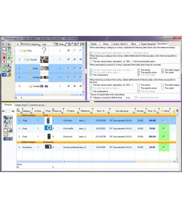 PrestaCategories - Module for easy management of products categories