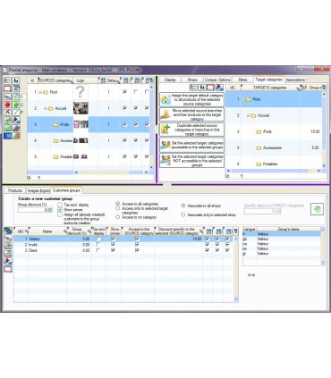 PrestaCategories - Module for easy management of products categories