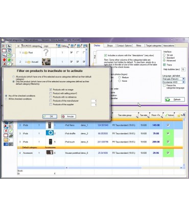 PrestaCategories - Module for easy management of products categories