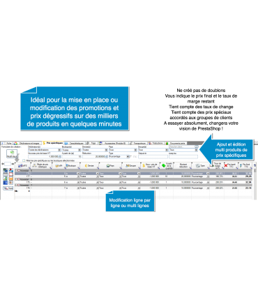  PrestaPricing- Edition des prix spécifiques et dégressifs 
