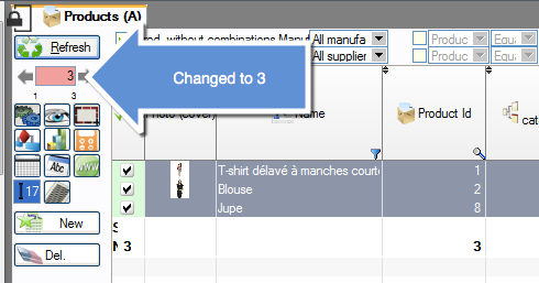 Paginator's value by default