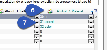 How do I create new attributes in PrestaPricing when importing?