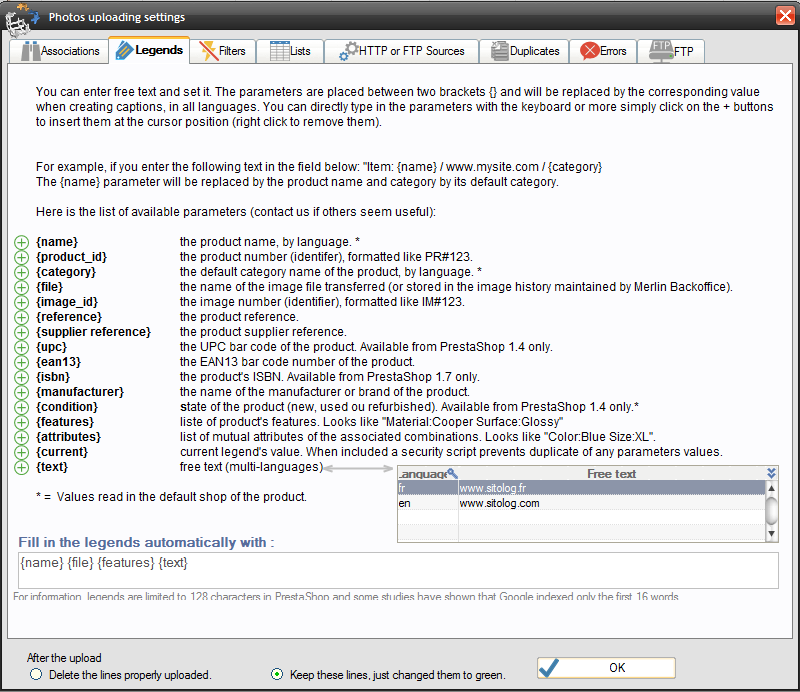 Legends build automatically / best PrestaShop SEO module