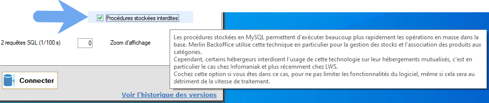 Gestion des stocks sans procédures stockées chez LWS ou Infomaniak