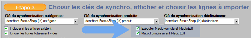 MagicEdit automatisable lors des importations