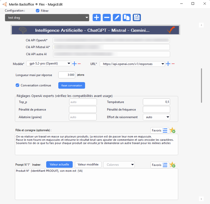 Nouvelle interface vers les IA