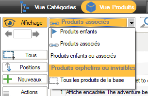 Voir les produits orphelins d'un site PrestaShop