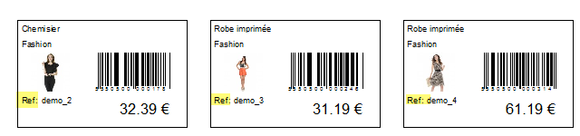 prefix on label field