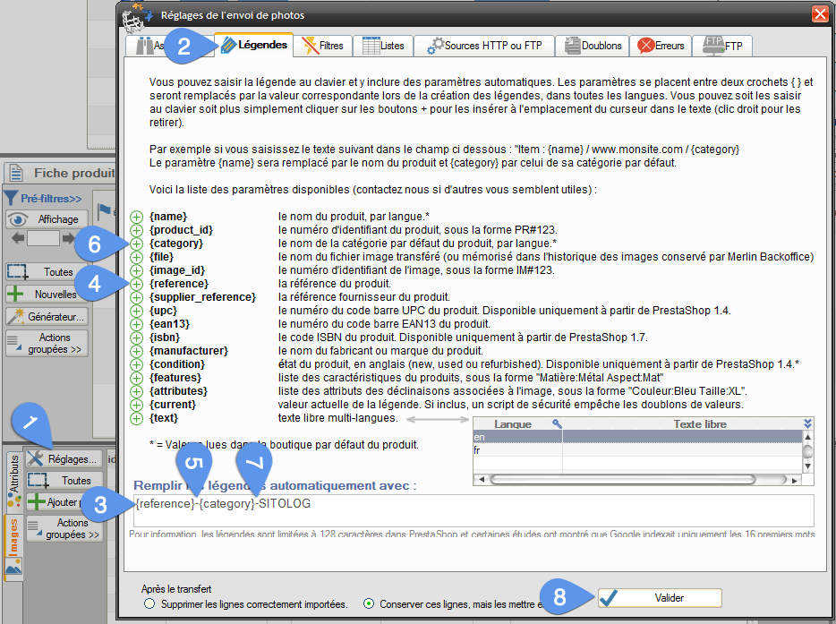 Légendes (balises ALT) automatiques. Génial pour le SEO