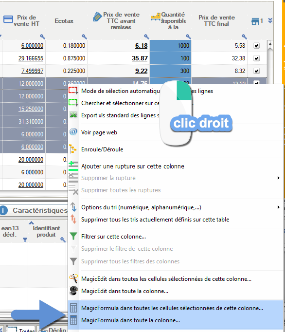 Comment lancer MagicFormula