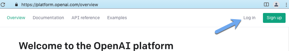 Create an OpenAI account