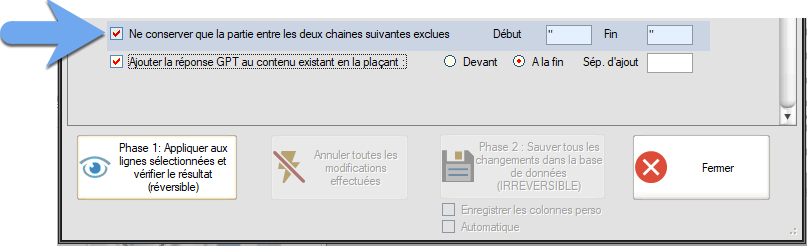 Nettoyage des réponses de ChatGPT